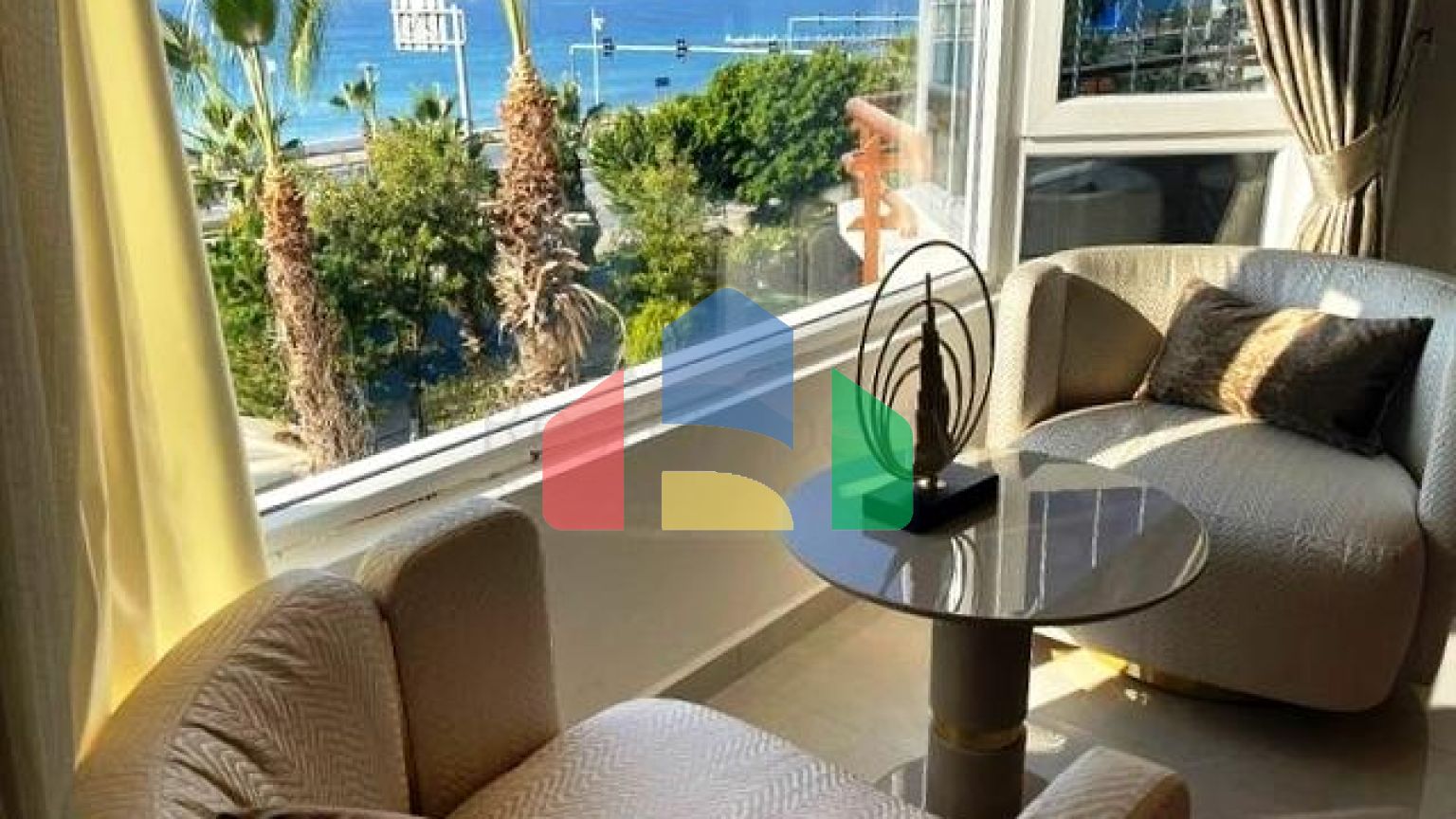 Уютные апартаменты 2+1 с видом на море в Тосмуре