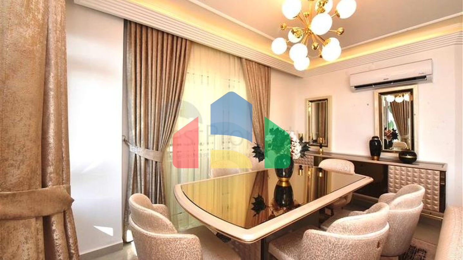 Уютные апартаменты 2+1 с видом на море в Тосмуре