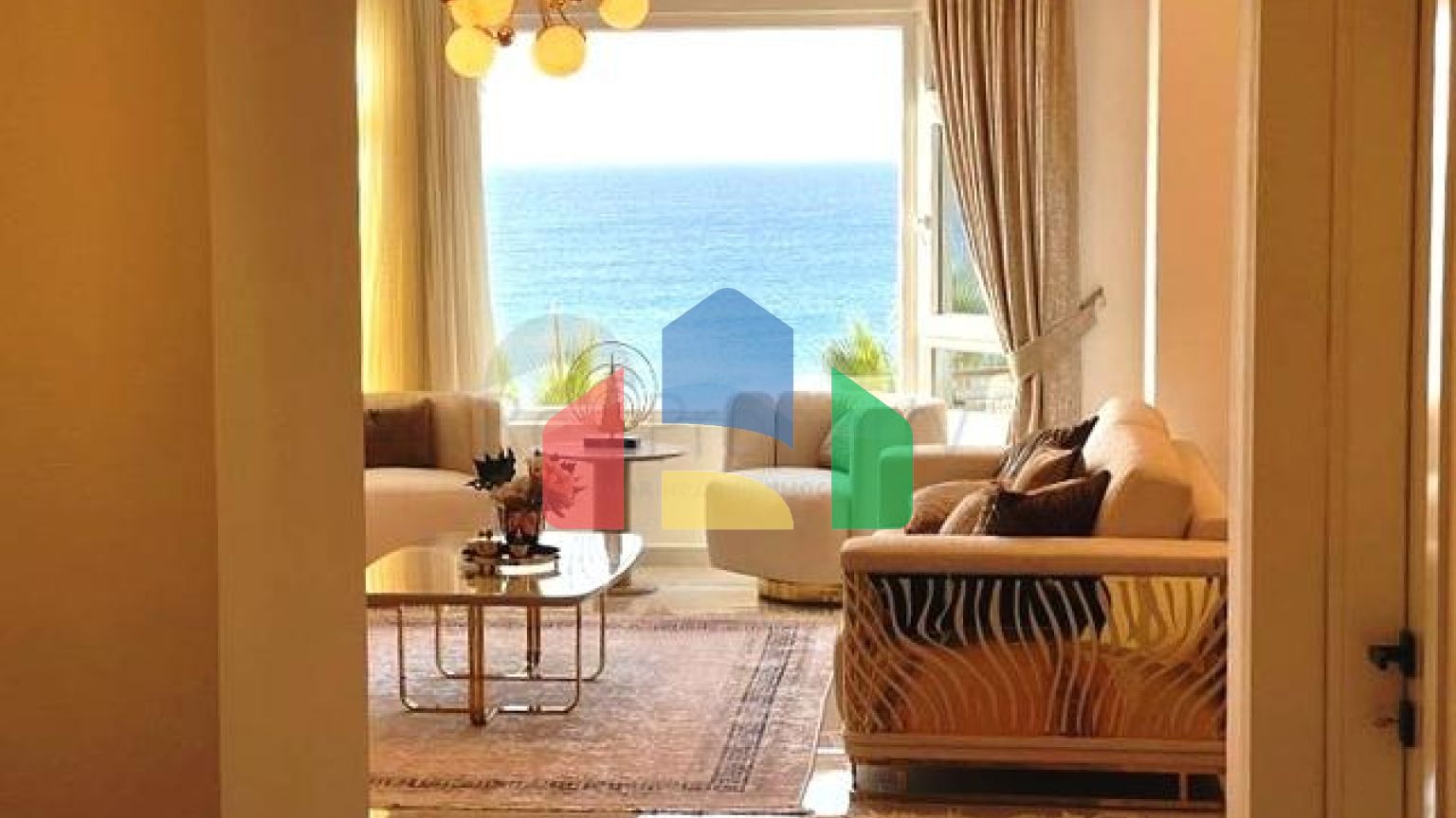 Уютные апартаменты 2+1 с видом на море в Тосмуре