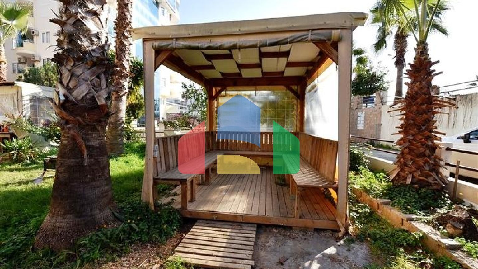 Уютные апартаменты 2+1 с видом на море в Тосмуре