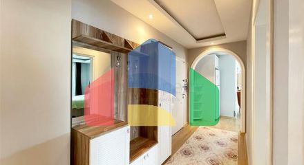 Apartment 2+1 large quadrature in Tosmura