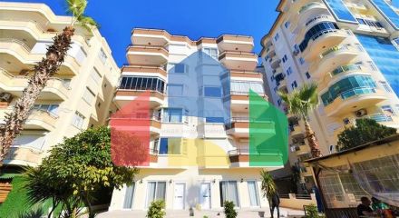 Меблированные апартаменты 2+1 с видом на море в Тосмуре