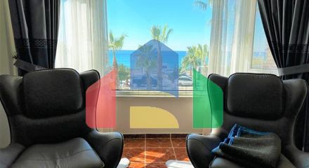 Меблированные апартаменты 2+1 с видом на море в Тосмуре