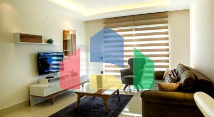 Світла мебльована квартира 2+1 в розвиненому житловому комплексі