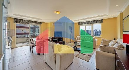 Затишна квартира 3+1 в упорядкованому житловому комплексі району Тосмур