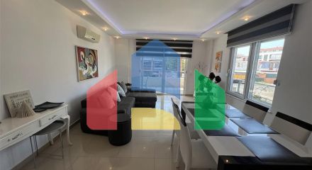 Просторная меблированная квартира с двумя балконами в Тосмуре