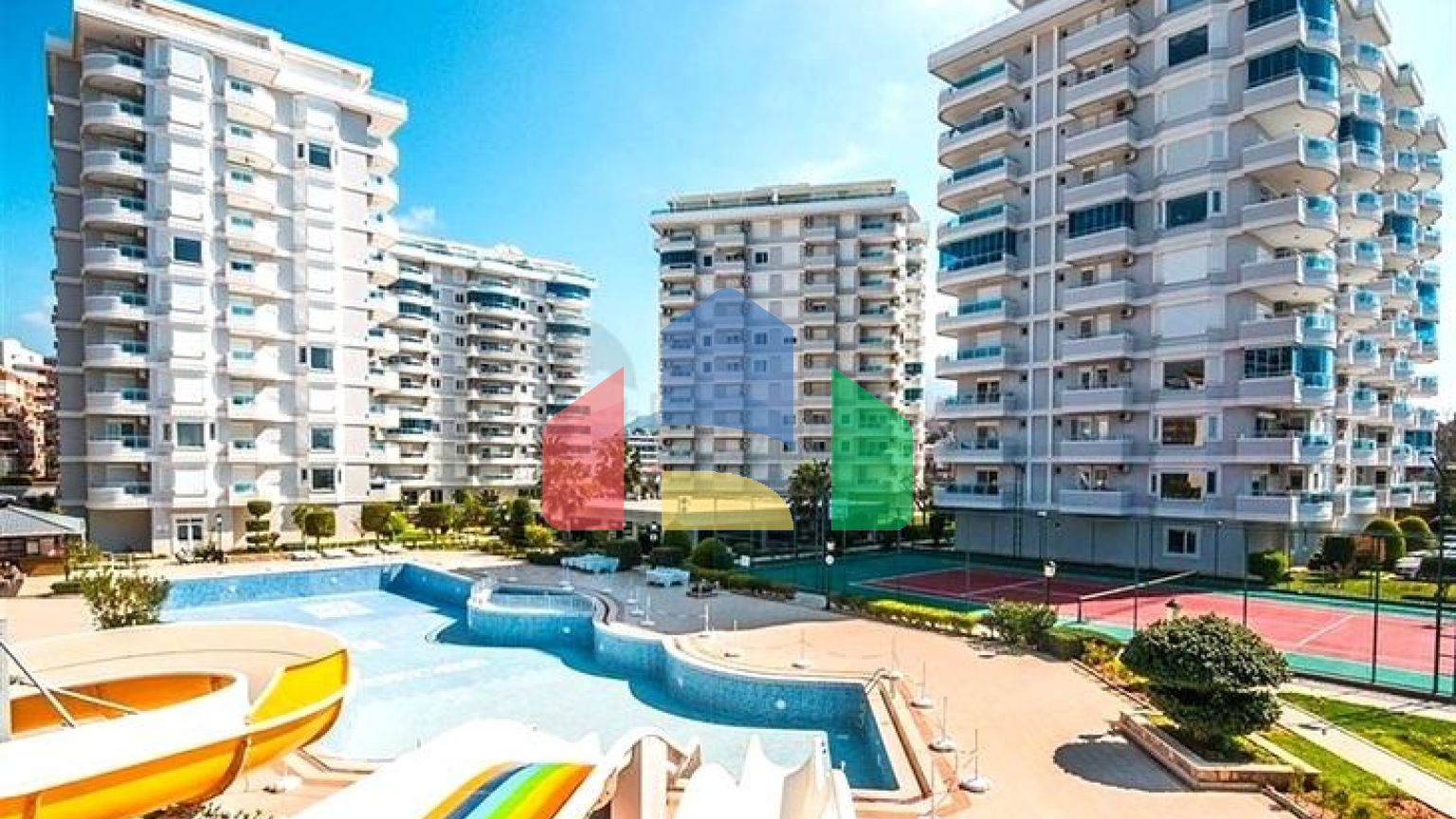 Квартира 3+1 с развитой инфраструктурой комплекса в районе Тосмур