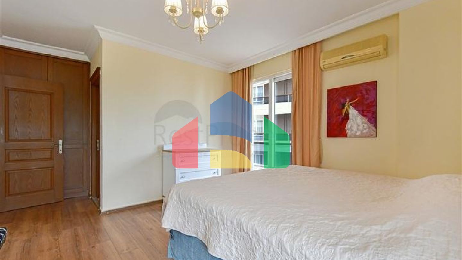 Светлая 2+1 квартира в развитом жилом комплексе в районе Тосмур