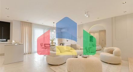 Стильная квартира 2+1 с продуманной планировкой в районе Тосмур