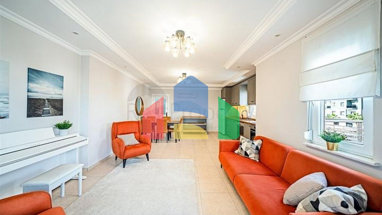 Затишна і повністю готова квартира 3 + 1 для комфортного життя