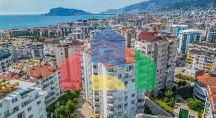 Просторная квартира 2+1 недалеко от моря в Тосмуре