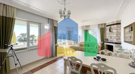 Квартира планировки 3+1 на первой береговой линии