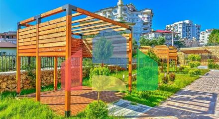 Новая квартира у моря планировкой 1+1 в районе Тосмур