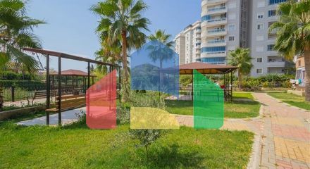 Просторная 2+1 квартира рядом с морем в Тосмуре