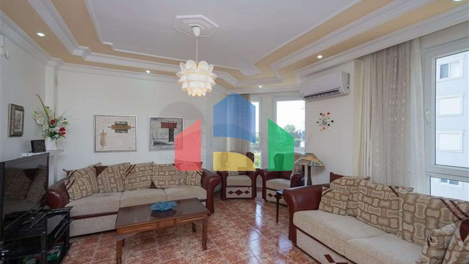 Просторная 2+1 квартира рядом с морем в Тосмуре