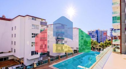 Уютная квартира 2+1 в современном жилом комплексе Тосмура