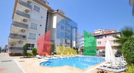 4+1 duplex penthouse in Kestel area, just 20 m from the sea