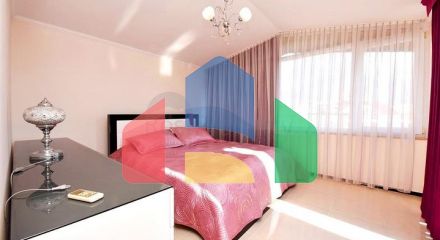 4+1 duplex penthouse in Kestel area, just 20 m from the sea