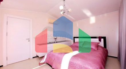 4+1 duplex penthouse in Kestel area, just 20 m from the sea