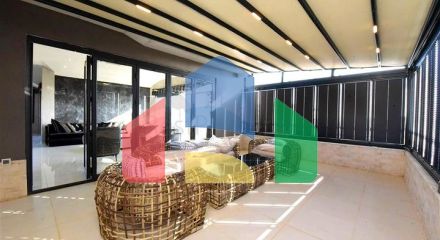 Two-bedroom apartment with designer furniture in Kestel district