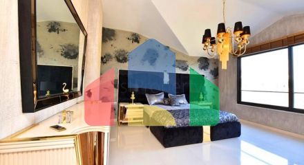 Two-bedroom apartment with designer furniture in Kestel district