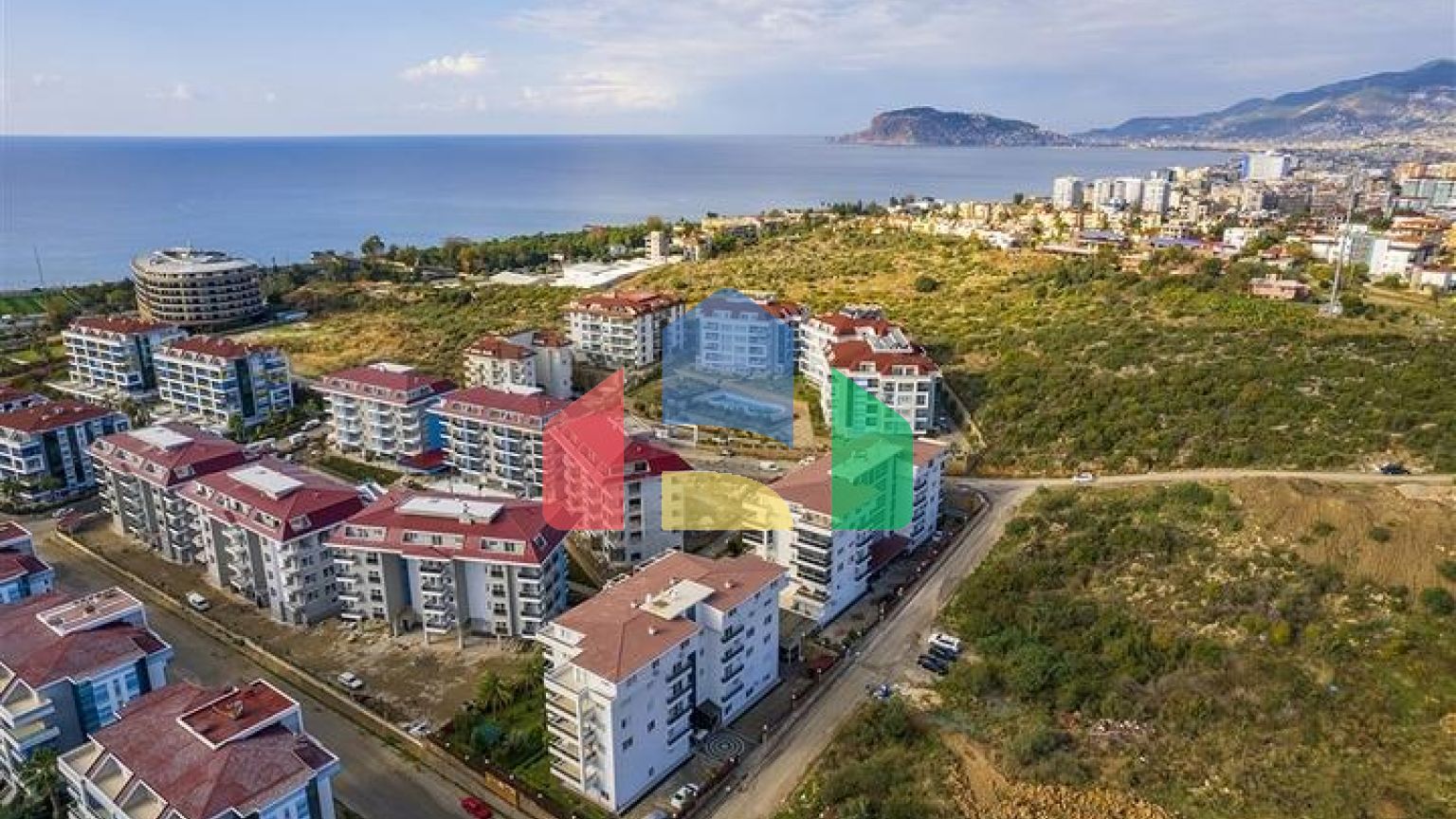 Пентхаус с видом на горы в Кестеле