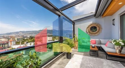 Роскошный пентхаус с видом на море и крепость от собственника