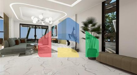 A unique project of a 5+1 villa in the Kestel area