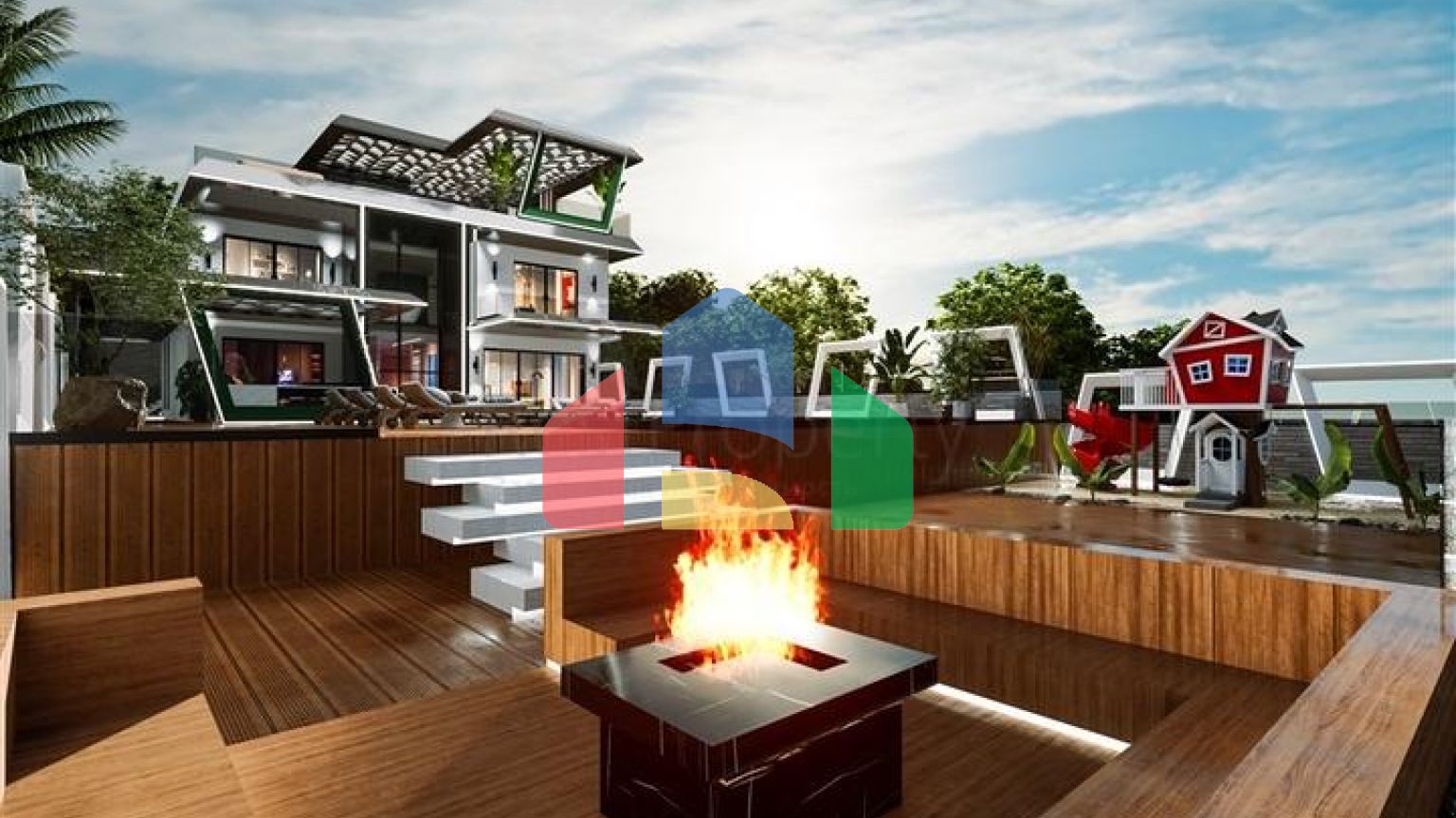 Уникальный проект виллы 5+1 в районе Кестель