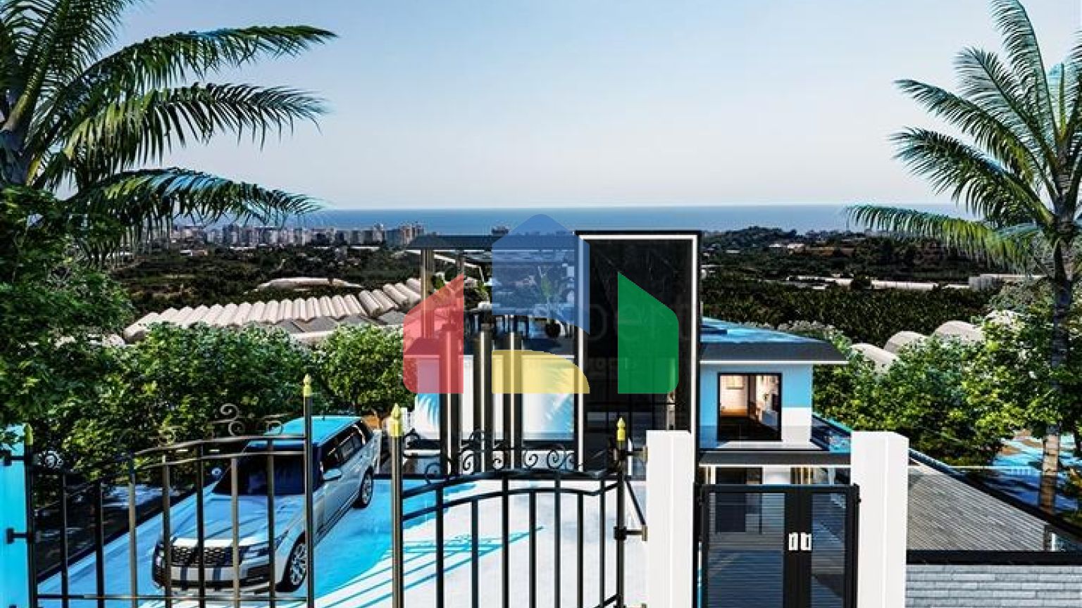 Уникальный проект виллы 5+1 в районе Кестель