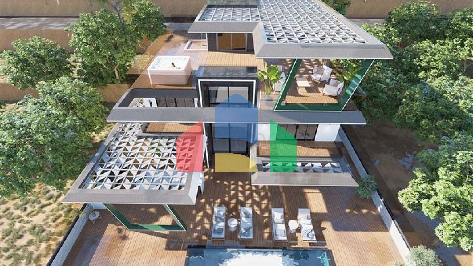 Уникальный проект виллы 5+1 в районе Кестель