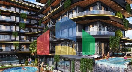 Садовый дуплекс 2+1 в Кестеле