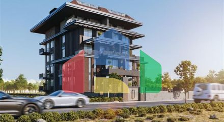 Apartments in a new project in the Kestel area