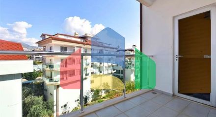 Apartment 2+1 with sea view in Kestel area