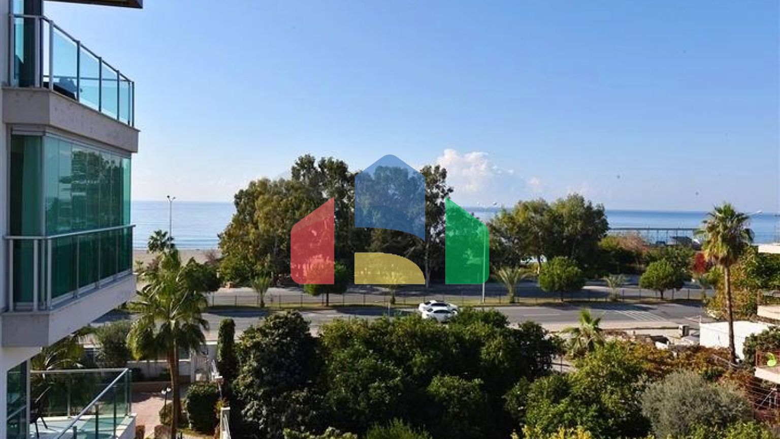 Апартаменты 2+1с видом на море в районе Кестель