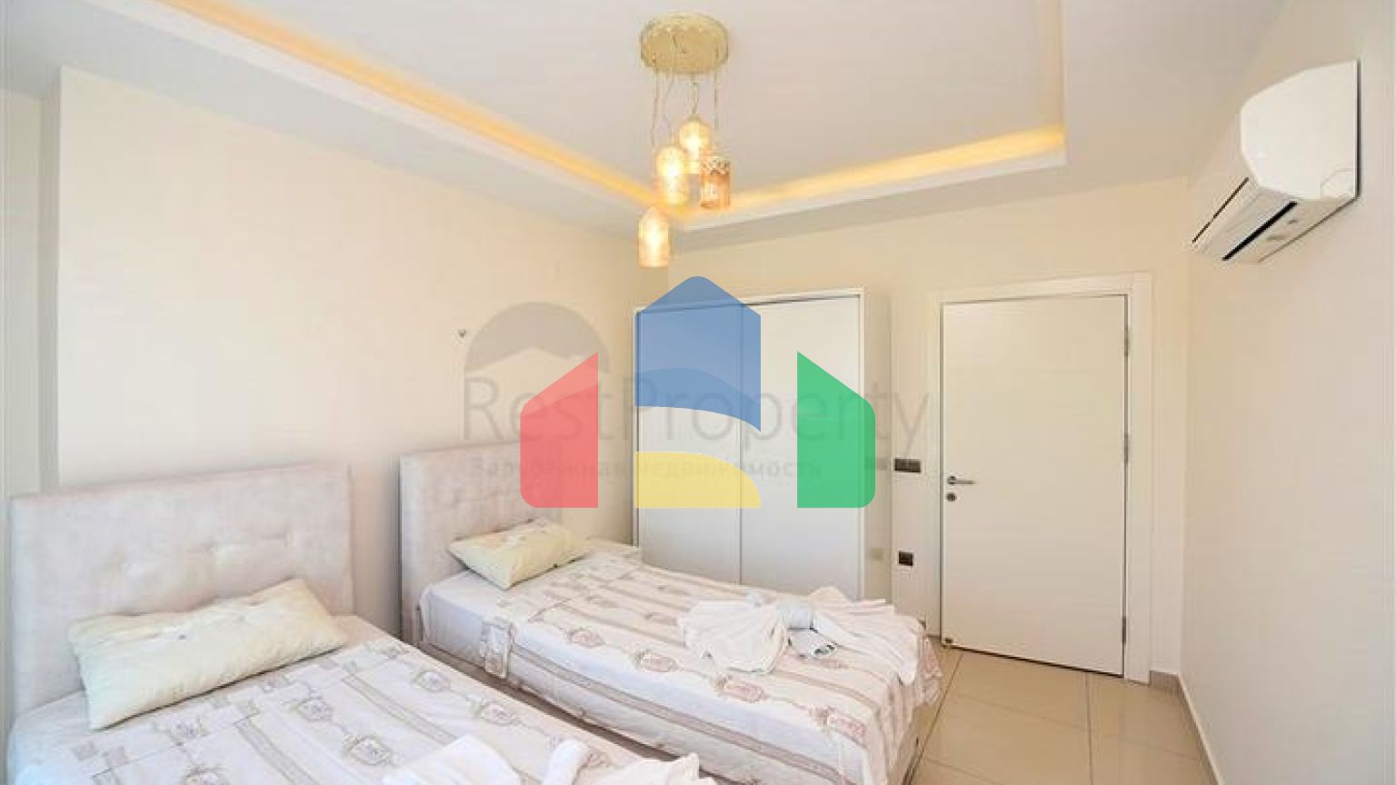 Апартаменты 2+1с видом на море в районе Кестель