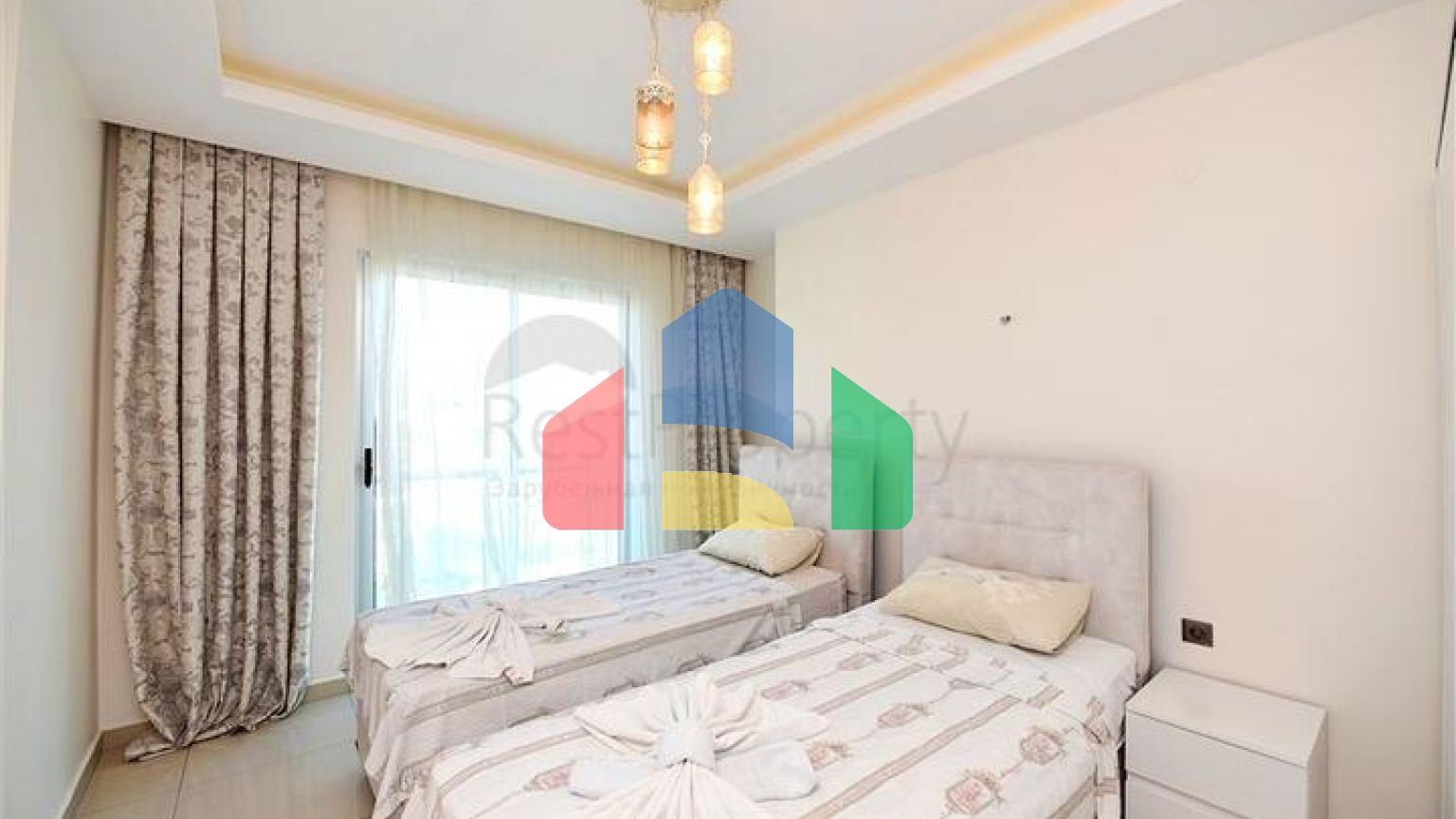 Апартаменты 2+1с видом на море в районе Кестель