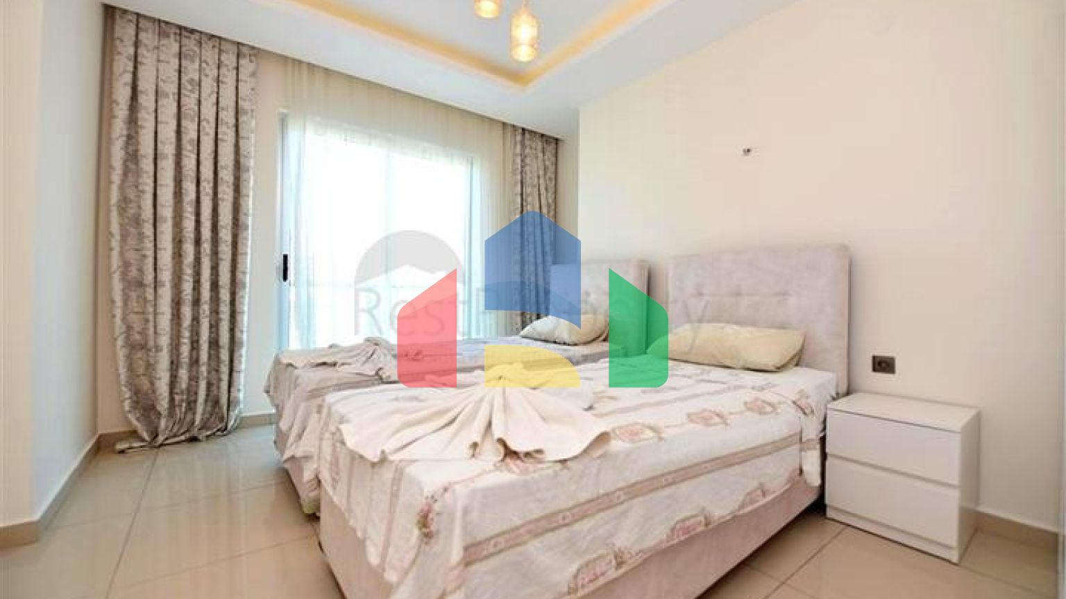 Апартаменты 2+1с видом на море в районе Кестель