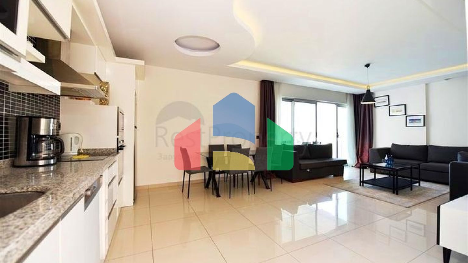 Апартаменты 2+1с видом на море в районе Кестель