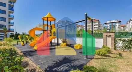 1+1 apartment on the first coastline in Kestel