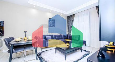 1+1 apartment on the first coastline in Kestel