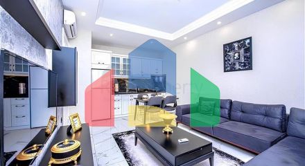 1+1 apartment on the first coastline in Kestel