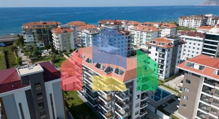 Пентхаус плануванням 4+1 в районі Кестель