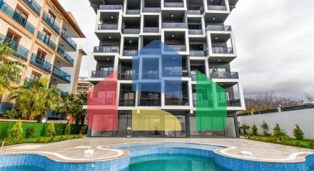 Квартира плануванням 1 + 1 в 100м від Середземного моря в районі Кестель