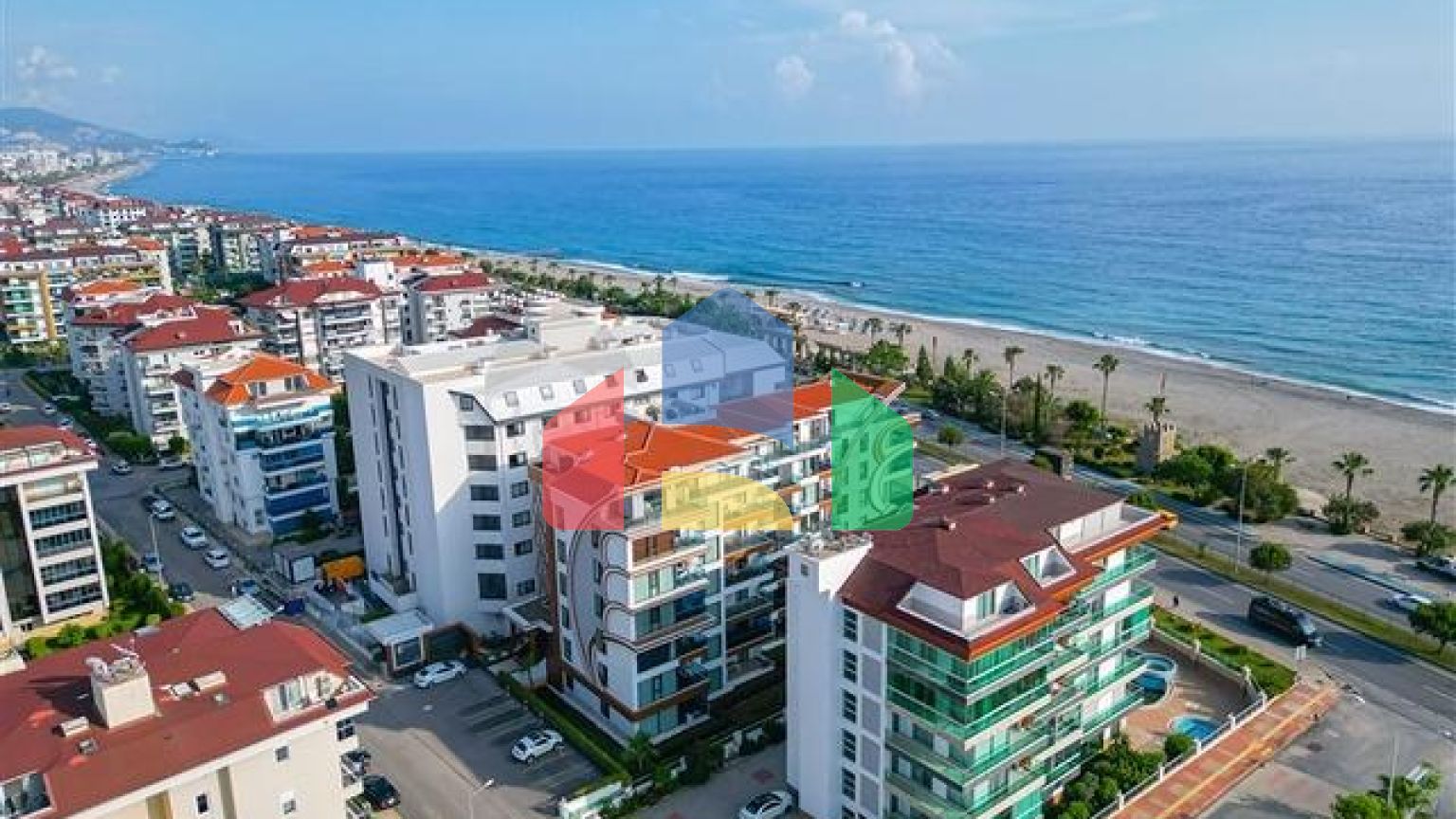 Квартира 2+1 на першій лінії в Кестель