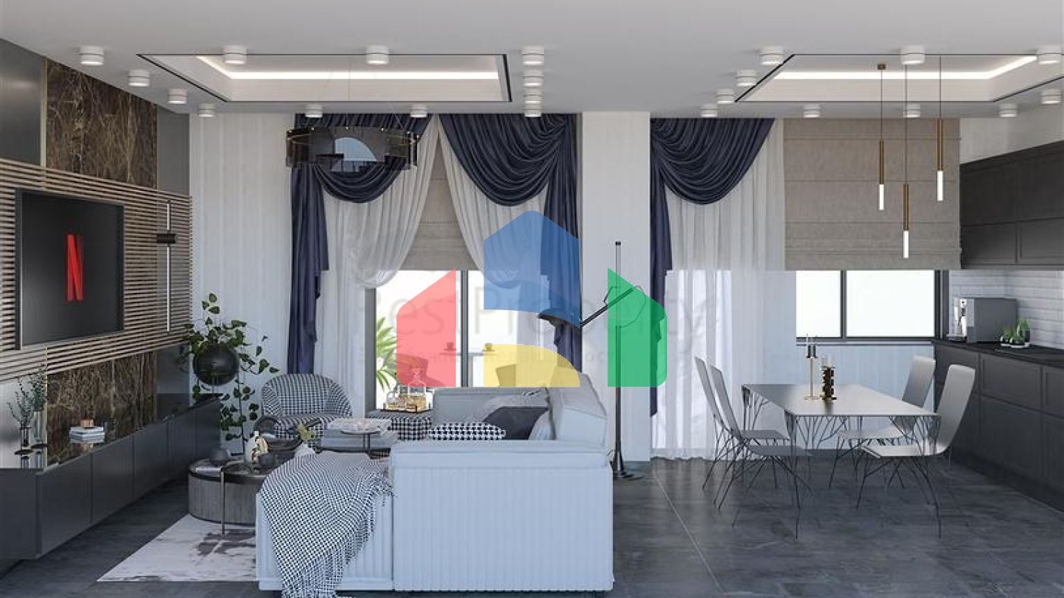 Новый проект в районе Кестель в 750 м от моря