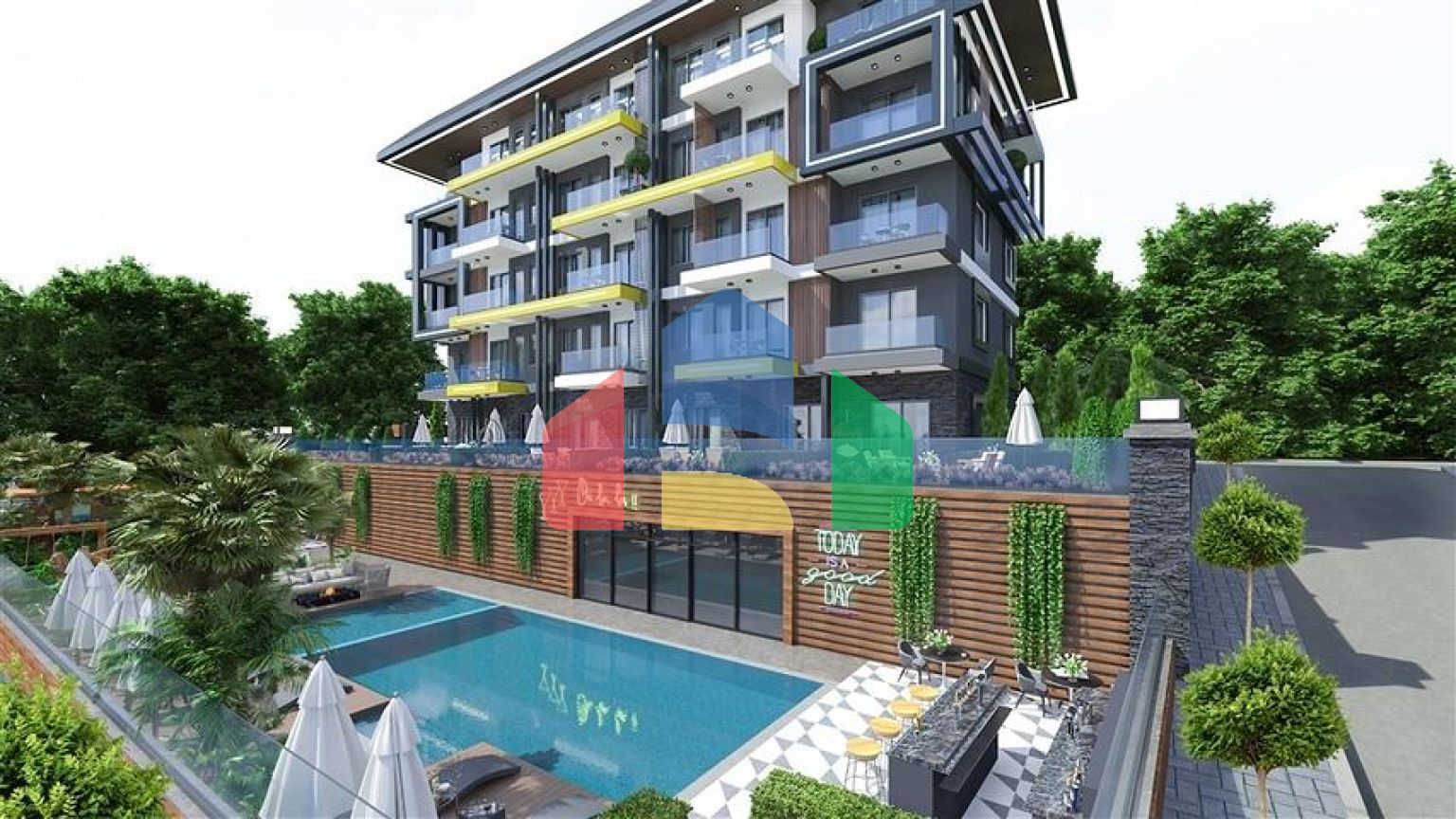 Новый проект в районе Кестель в 750 м от моря