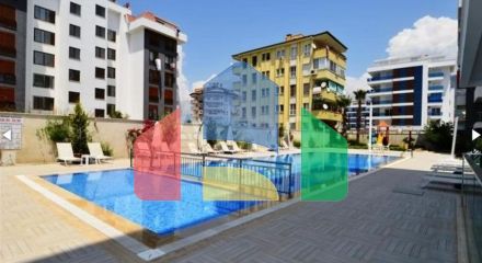 Furnished 1+1 apartment with sea view in Kestel area