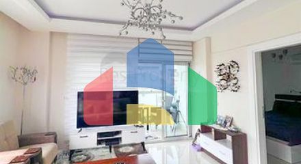 Furnished 1+1 apartment with sea view in Kestel area