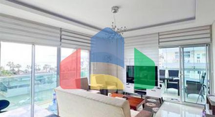 Furnished 1+1 apartment with sea view in Kestel area